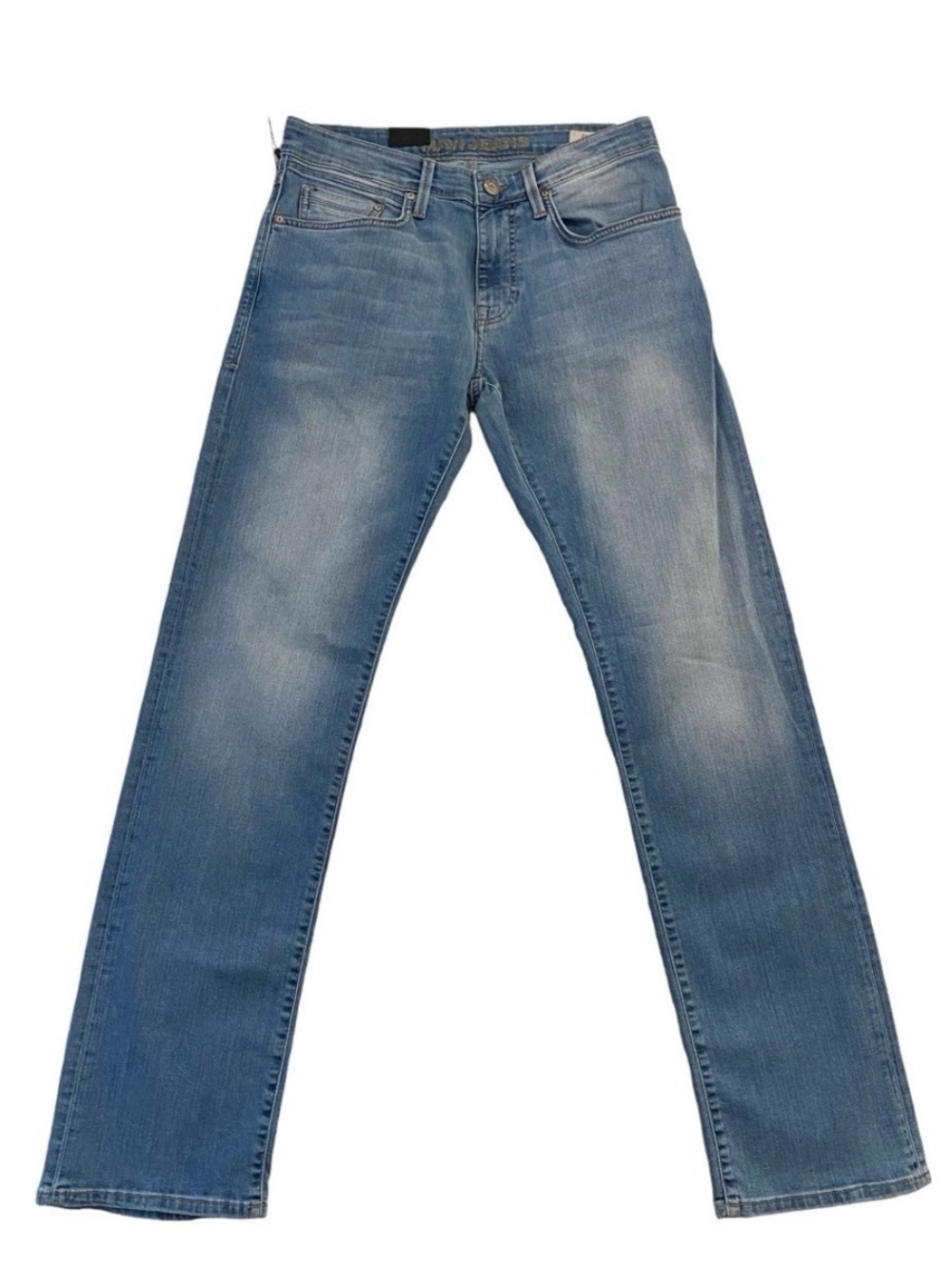 Mavi men jeans Zach straight leg soft blue stretchy denim NWT 30/34